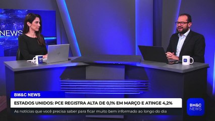 ESTADOS UNIDOS: PCE REGISTRA ALTA DE 0,1% EM MARÇO E ATINGE 4,2%