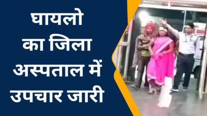 बैतूल: पुलिस वाहन ने मारी बाइक सवार को टक्कर , महिला और पुरूष घायल