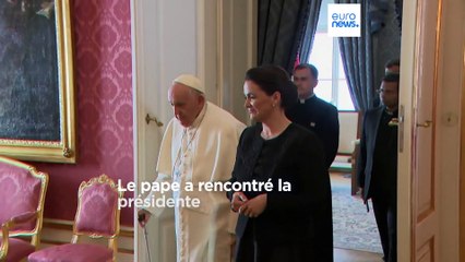 Premier jour de la visite du pape à Budapest