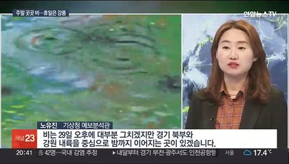 주말 벼락 동반 비…강원 영동엔 '양간지풍'