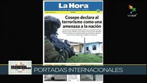 Enclave Mediática 28-04: Ecuador declara al terrorismo como una amenaza al Estado
