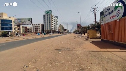 Sudan, il fumo della battaglia si alza su Khartoum nonostante la tregua