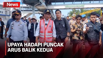 Menhub dan Kakorlantas Siapkan Upaya Hadapi Puncak Arus Balik Kedua