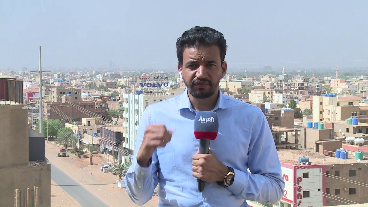 "اشتباكات قرب القصر الرئاسي"... #العربية ترصد آثار الاشتباكات بـ #الخرطوم_بحري #السودان  #الخرطوم