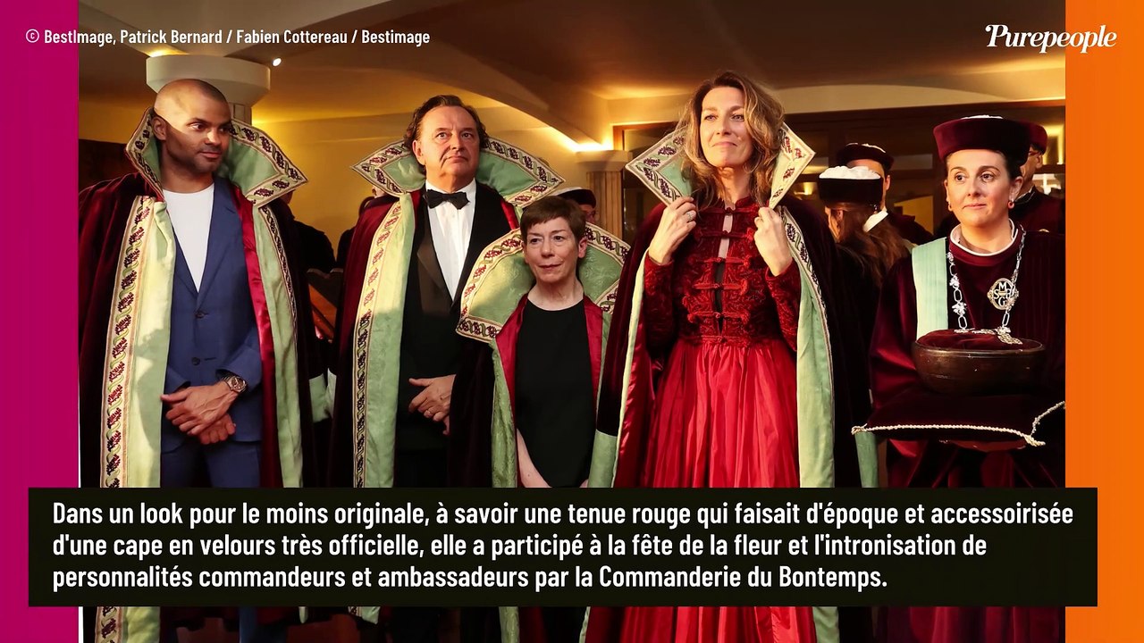 Anne-Claire Coudray avec son compagnon Nicolas Vix : elle dégaine une tenue très très originale !