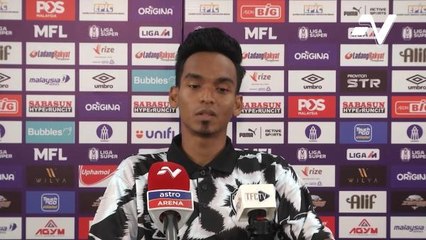 Alif Zakaria harap tuah laman sendiri ketika lawan Sri Pahang