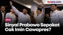 Bahasa Tubuh Prabowo Semringah, Sinyal Sepakat Cak Imin Cawapres Koalisi PKB-Gerindra?