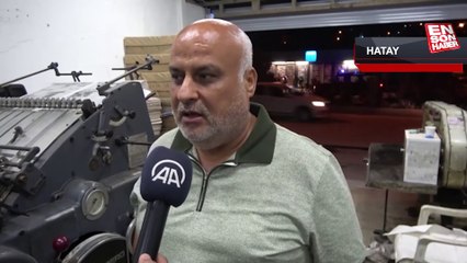 Hatay'da depremde muhabirini, ofisini ve matbaasını kaybeden yerel gazete yeniden baskıda