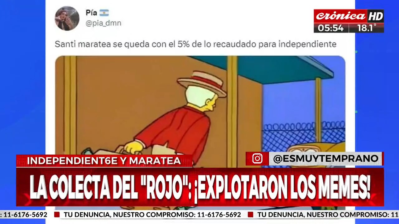 ¡Lluvia de memes por la colecta de Santi Maratea!