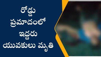 రోడ్డు ప్రమాదంలో ఇద్దరు యువకులు మృతి