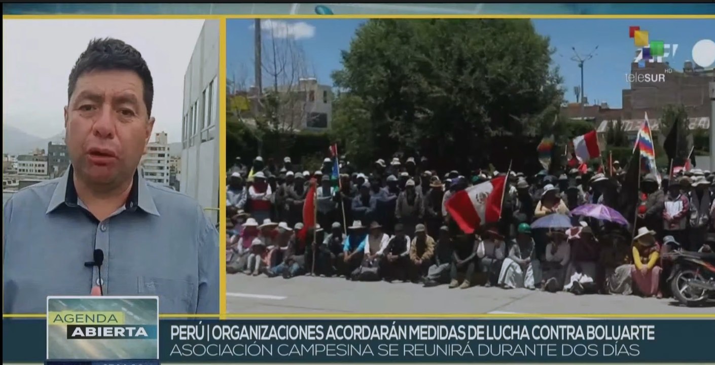 Organizaciones campesinas de Perú acordarán nuevas medidas antigubernamentales