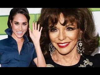 Joan Collins ulula dalle risate per l'ambizione cinematografica di Meghan Markle - "stai scherzando?