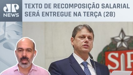 Tarcisio deve enviar projeto de reajuste salarial para policiais de SP; Schelp analisa