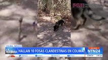 Hallan fosas clandestinas en Colima