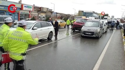 Sivas'ta zincirleme kaza: 7 araç birbirine girdi