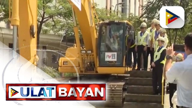 Groundbreaking sa 2-bagong underground stations sa Metro Manila Subway sa East Ave. at Quezon Ave., isinagawa