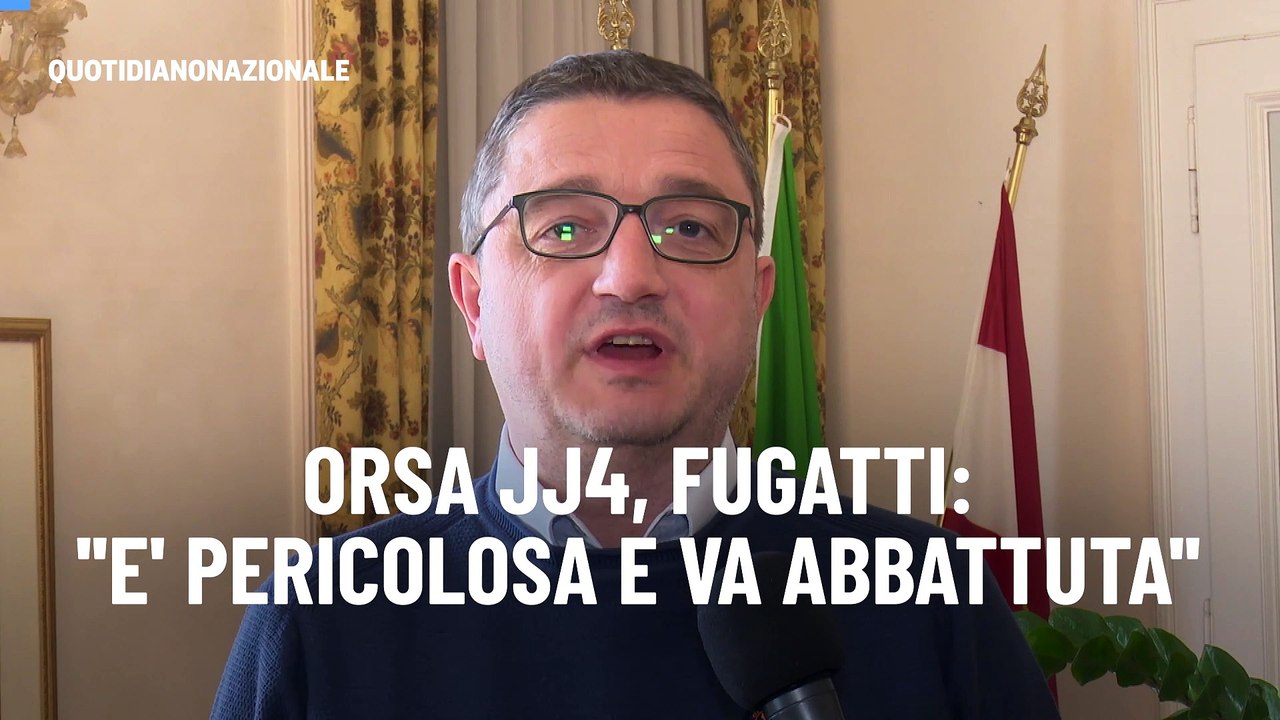 Orsa JJ4, Fugatti: "E' pericolosa, va abbattuta"