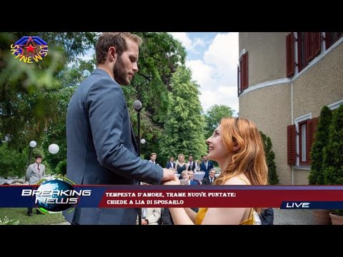 Tempesta d'amore, trame nuove puntate: chiede a Lia di sposarlo