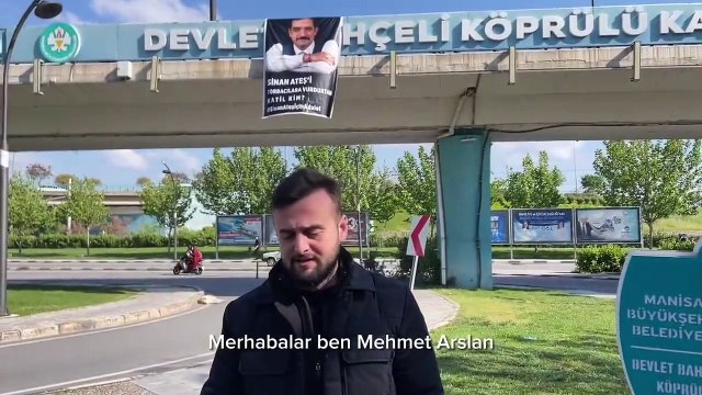 Devlet Bahçeli köprüsüne Sinan Ateş pankartı asıldı: Katil kim?
