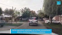 Varios operativos antidrogas en La Plata, secuestraron dinero, envoltorios, balanzas y celulares