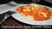 Tagliatelle with Tuna-Tomato Sauce - Easy Homemade Pasta Recipe