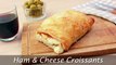 Ham & Cheese Croissants - Easy Ham & Cheese Puff Pastry Croissant Recipe
