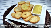 Pâté of Spicy Marinated Mussels - Easy Mussel Dip Appetizer Recipe