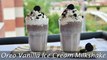 Oreo Vanilla Ice Cream Milkshake - Easy Homemade Oreo Milkshake Recipe