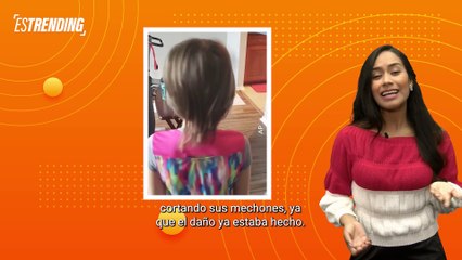 Mujer dejó que su hija se cortara su propio cabello