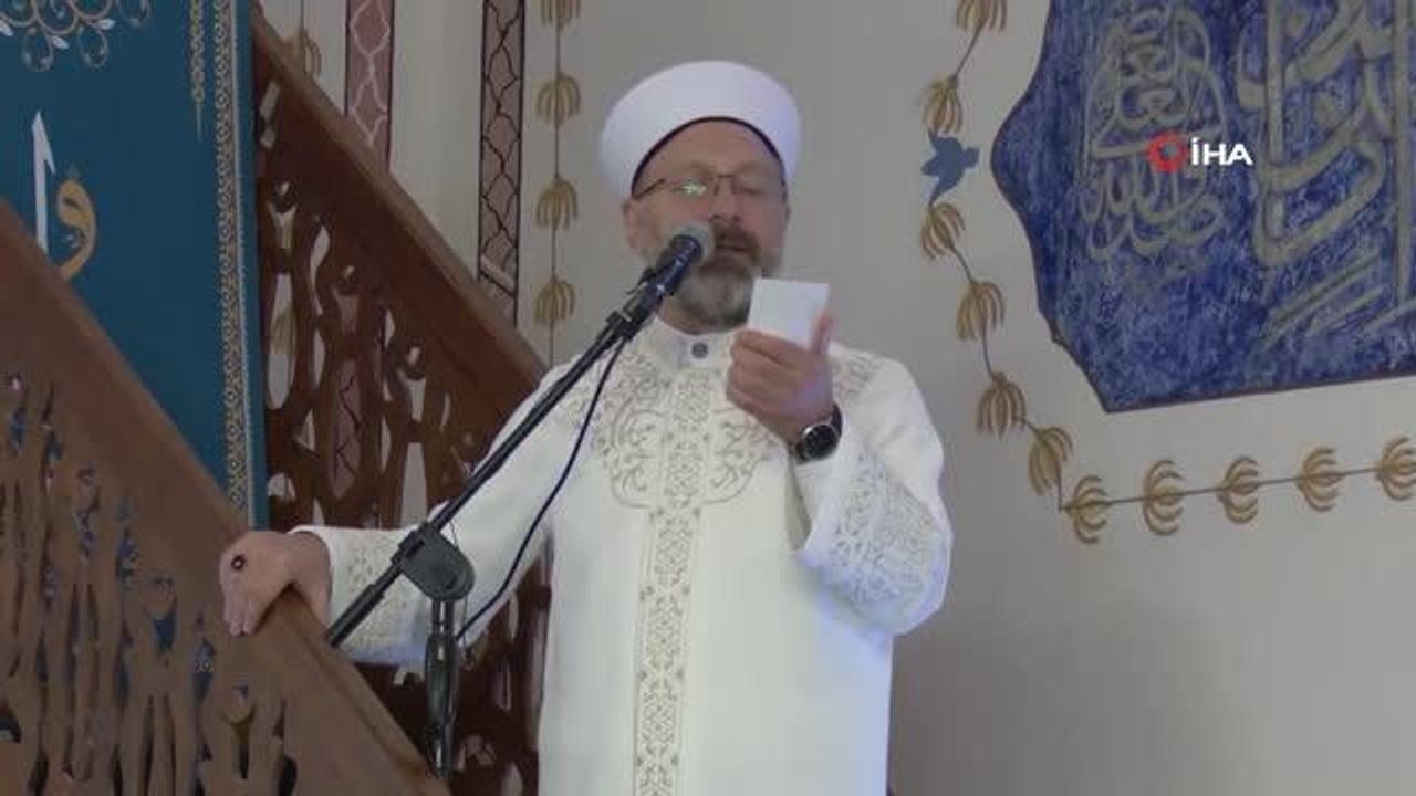 Diyanet İşleri Başkanı Erbaş: "Memur olmanın ahlakı olduğu gibi amir olmanın da ahlakı vardır"