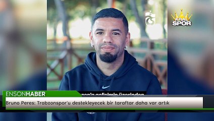 Bruno Peres: Trabzonspor'u destekleyecek bir taraftar daha var artık