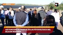 Así funciona el Parque Solar Fotovoltaico del Silicon Misiones
