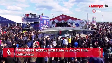 TEKNOFEST'te KIZILELMA ve AKINCI birlikte uçtu