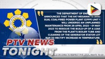 Consumers told to conserve energy on April 29-May 1; Power plant in Luzon to undergo unplanned maintenance