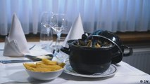 El plato nacional belga: moules frites