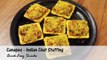 Canapes Recipe - Indian Chat Stuffing