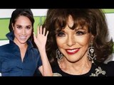 Joan Collins HURLE de rire à propos de l'ambition cinématographique de Meghan Markle - 