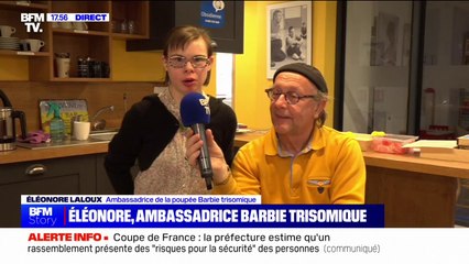 Barbie trisomique: "Les regards, petit à petit, ont commencé à changer" estime Éléonore Laloux, ambassadrice de la poupée Barbie trisomique