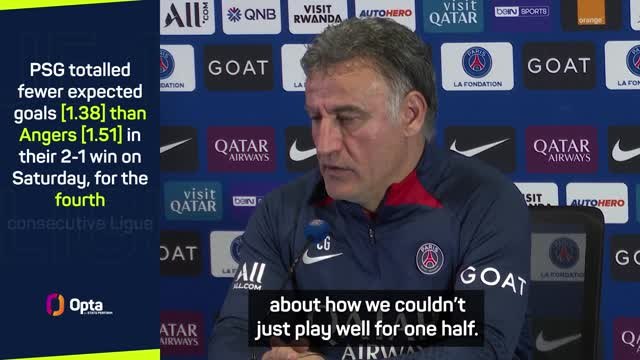 Galtier slams PSG's 'unenjoyable' football against Angers