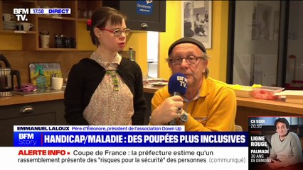 Emmanuel Laloux, père d’Éléonore et président de l’association Down Up: "Il faudrait que les enfants perçoivent toutes ces différences pour qu'ils puissent les accepter"