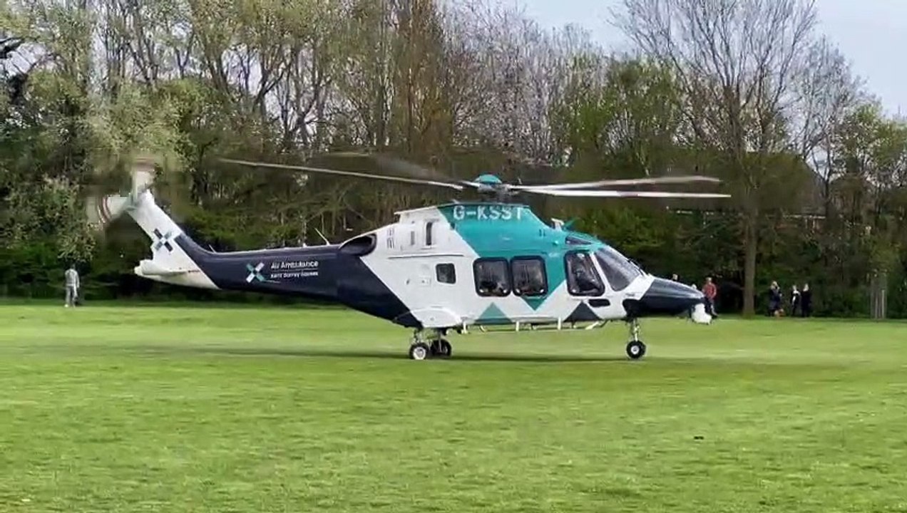 Air Ambulance Spotted Worthing