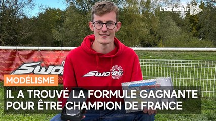 Louis Messe, 20 ans, passionné de modélisme automobile a trouvé la formule gagnante