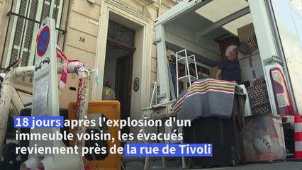 Marseille: les évacués après l'effondrement d'un immeuble, reviennent dans leur quartier