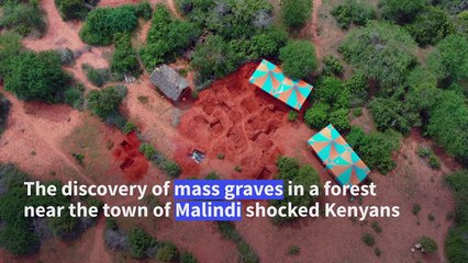 Ex-follower of Kenya cult leader digs for victims' bodies