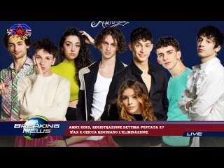 Amici 2023, registrazione settima puntata 27  Wax e Cricca rischiano l'eliminazione