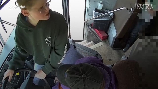 'Hero' 7th Grader Grabs Steering Wheel and Stops School Bus After Driver Passes Out