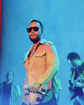 Romeo Santos en el concierto de Juan Luis Guerra