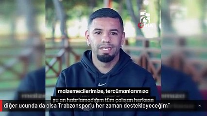 Peres: "Dünyanın diğer ucunda da olsa Trabzonspor'u her zaman destekleyeceğim"