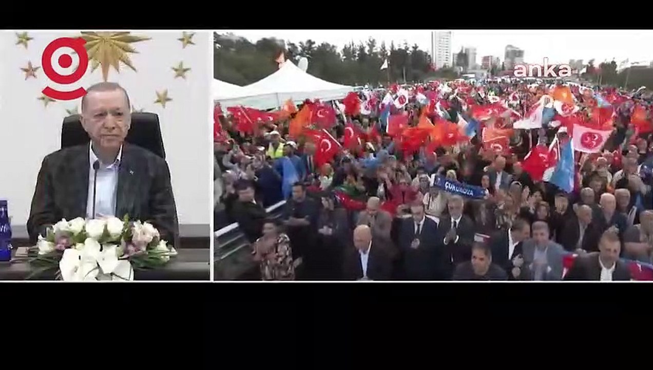 Canlı yayında çok konuşulacak anlar: Erdoğan 'sürç-i lisan' dedi, yayın kesildi