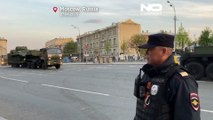 شاهد: مركبات عسكرية في شوارع موسكو استعداداً لإحياء ذكرى النصر في الحرب العالمية